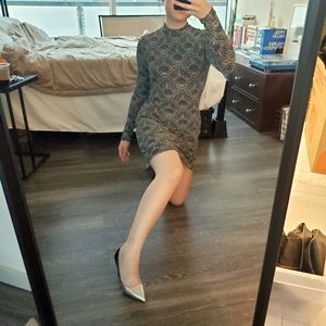 H&M • glitter dress